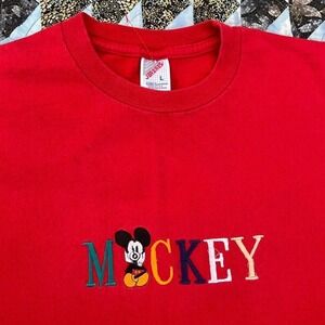 MICKEY MOUSE 90s JERZEES Stitched tee.